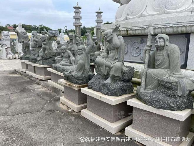 民居中的搭配方法石雕十八罗汉在(图5)